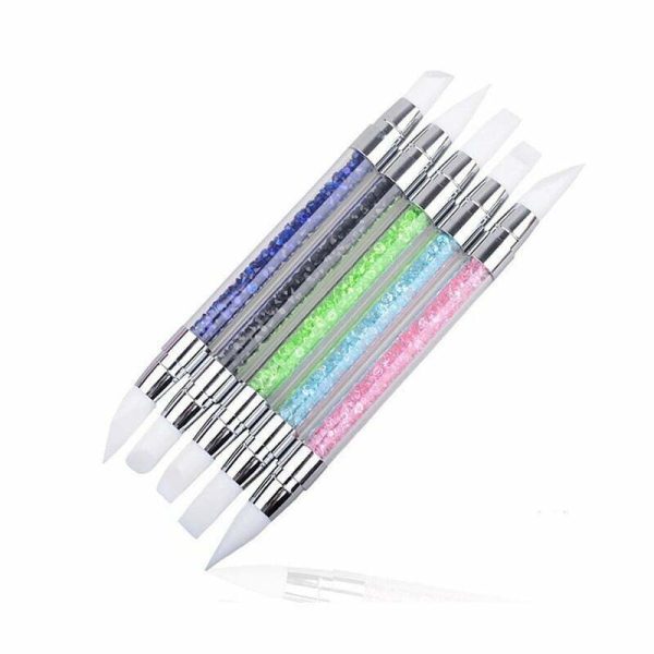 5Pcs Nail Art Silicone Brush