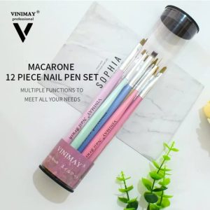 Vinimay Macarone 12 Pcs Nail Pen Set