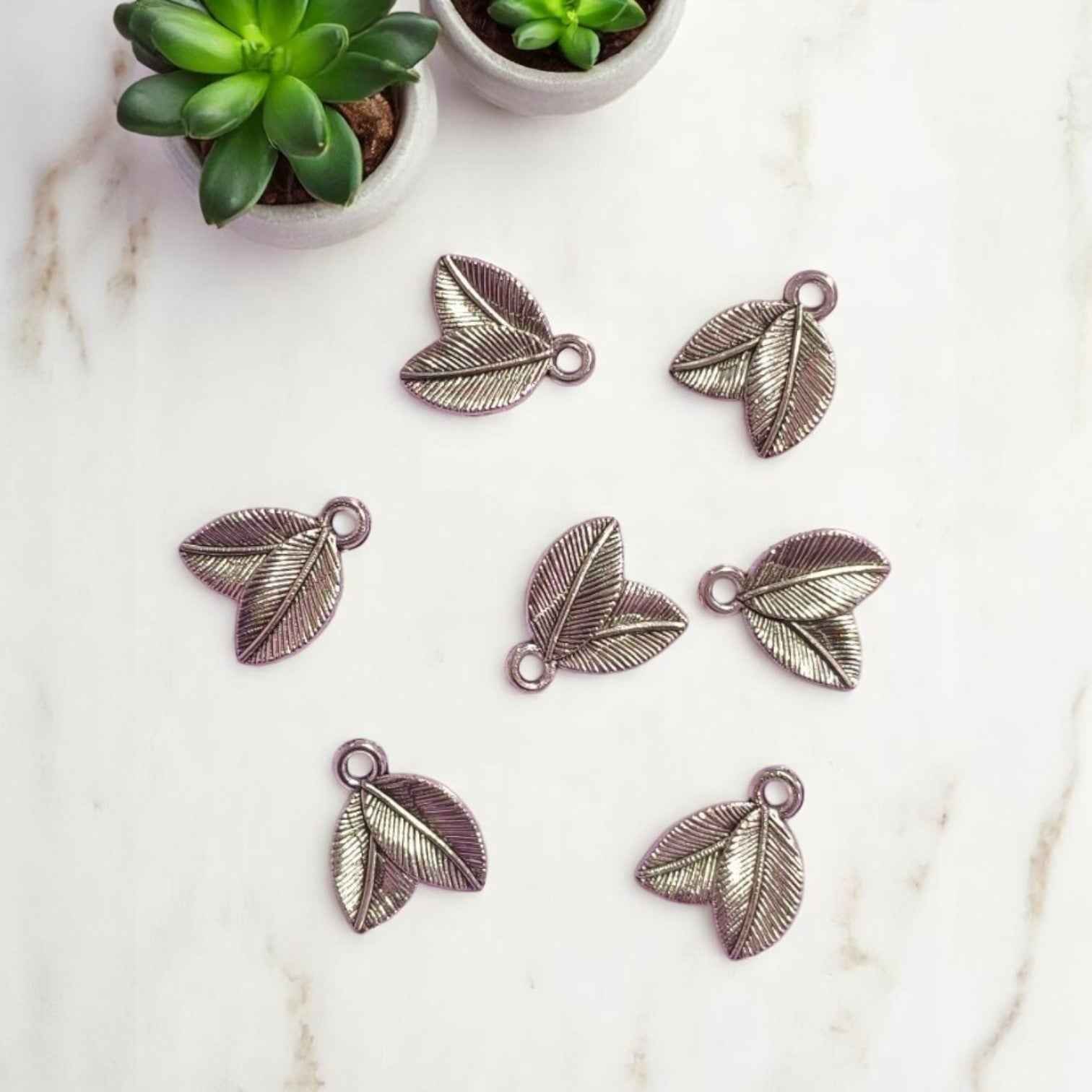 Oxidised Silver Ethnic Charms - Image 14