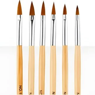 Wooden Handle Acrylic Brushes