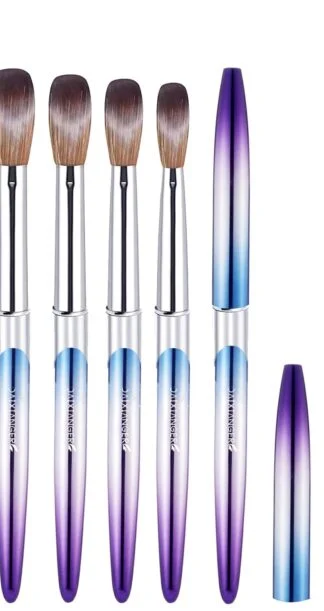 Acrylic Brushes Set - Gradient Handle