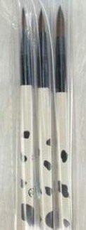 White Handle Acrylic Brushes
