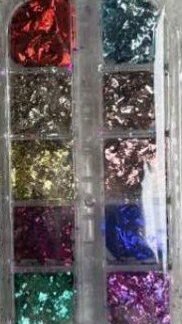 Crushed Foil Strip (Multicolor)