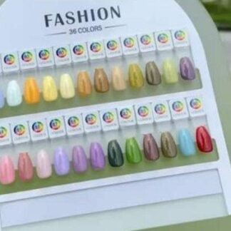 36 Color Fashion Display Shadechart