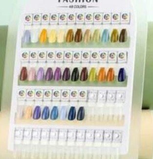 48 Color Fashion Display Shadechart