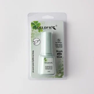 Delofil Brush and Stick Nail Glue (Green)