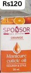 Sponsor Manicure Cuticle Oil Orange