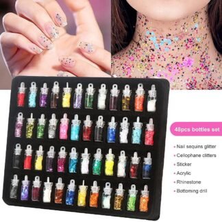 Glitter Powder Mini Bottles Set – SNX Nails