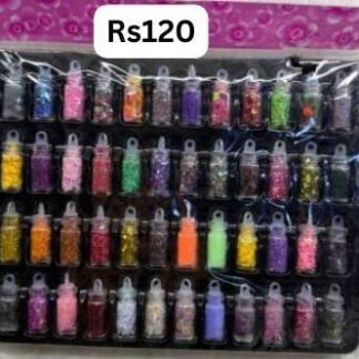 Glitter Powder Mini Bottles Set