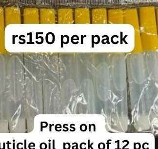 Press on cuticle oil pack of 12 pc