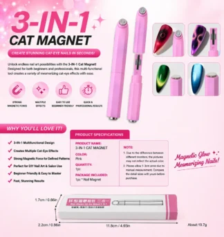 Pink Dual Magnet Tool with Box – SNX Nails