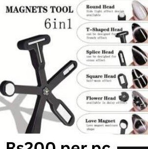 6in1 Black Magnet Tool