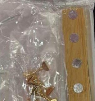 Wooden Base Nail Stand Set