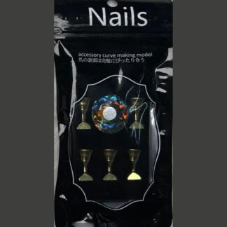 Black Packaging Nail Stand Set