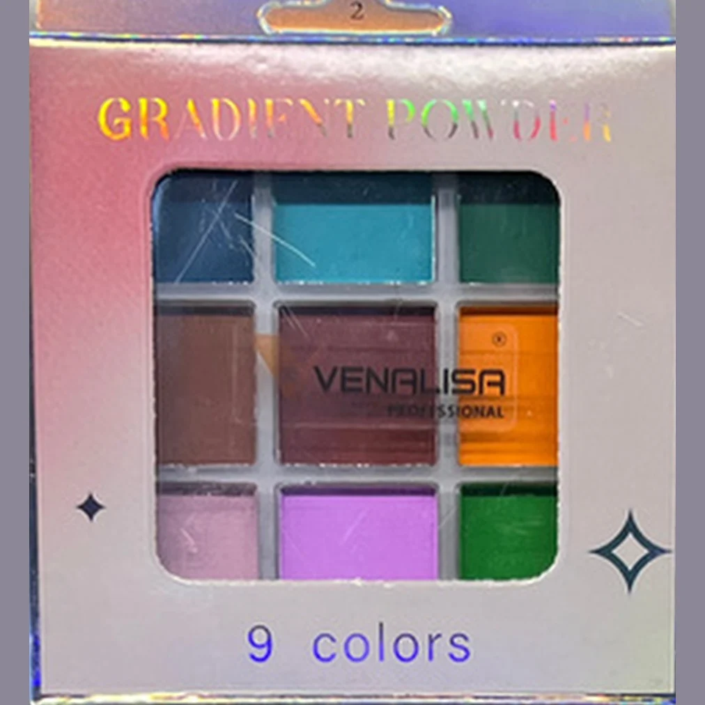 Venalisa 9 Colors Gradient Powder Palette - Image 3