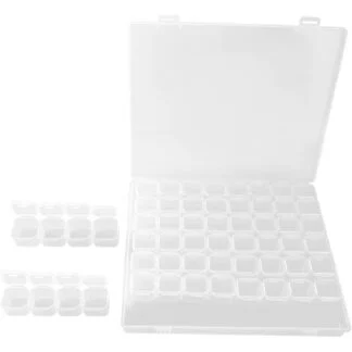 Empty Storage Box – Grid Box with Extra Mini Boxes – SNX Nails
