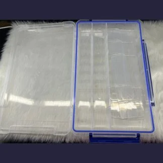 Empty Storage Box - Large Blue-Latch Box