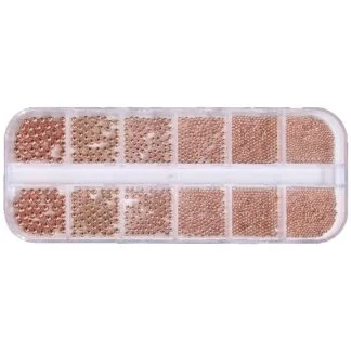 Rose Gold Caviar Beads Case