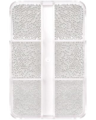 Caviar Beads 6-Grid Box - Silver