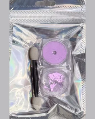 Chrome Powder Duo Pots - Lilac Purple