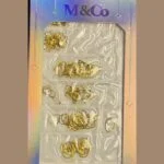 M&Co Nail Decoration Gold Rings – SNX Nails