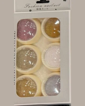 Fashion Nail Art Chrome Powder Set 6pcs