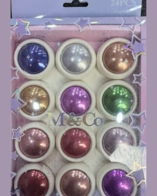 M&Co Chrome Powders Set 24pcs – SNX Nails
