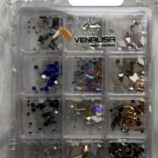 Venalisa Nail Rhinestones Wheel Box