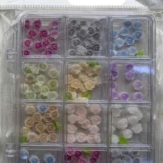 Nail Art Mini 3D Flower Charms Box