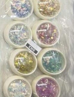 Glitter Flakes Jars Set