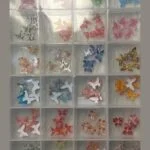Nail Charms 24-Grid Box – Butterflies Multicolour – SNX Nails