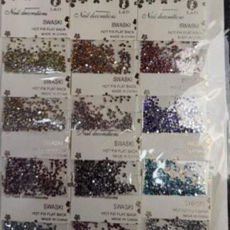 Swaski Hot Fix Flat Back Nail Rhinestones Sheet