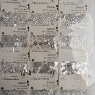 Swaski Clear Crystal Nail Decorations Sheet