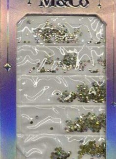 M&Co Nail Decorations Rhinestone Strip