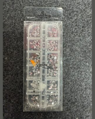 Venalisa Nail Art Decorations 12 Grid Box