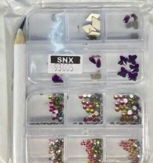 Nail Diamonds Set with Picker Pencil