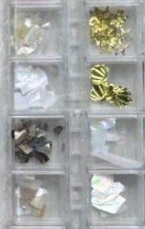 Nail Art Shells and Charms Box