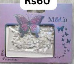 M&Co Nail Accessories Flowers