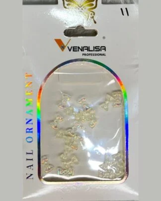 Venalisa Nail Ornament No.11 White Bow Charms