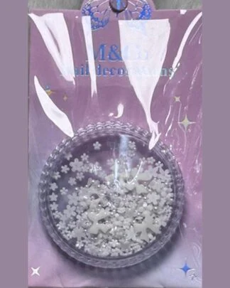Round Wheel Flower Nail Art