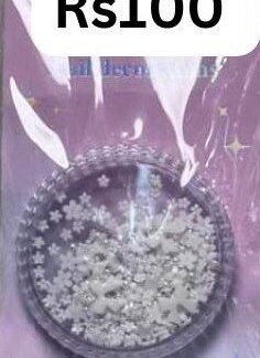 Round Wheel Flower Nail Art