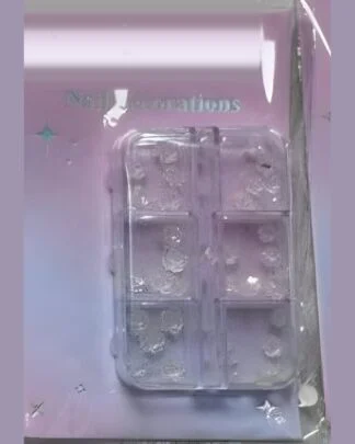 Nail Decorations 6-Grid Box