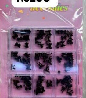 Black Nail Charms Box
