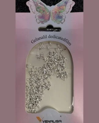 Venalisa Silver Metal Nail Charms