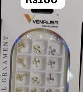 Venalisa Nail Ornament Cross Charms