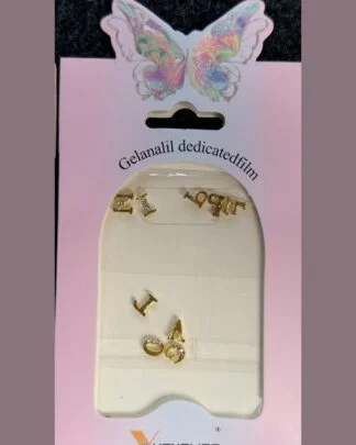 Venalisa Gelanalil Gold Letter Charms