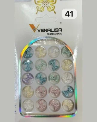Venalisa Nail Ornament Resin Bows 20 pcs - Design 41