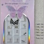MC MEE Decorations Crystal Bows – Dark Gold – SNX Nails
