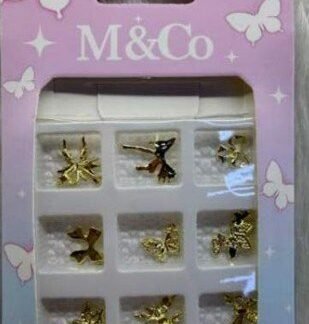 M&Co Butterfly Nail Charms