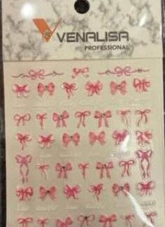 Venalisa Bow Nail Sticker